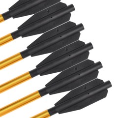 6-12 pcs 6.8″ Aluminum Fish Hunting Arrows Fishing Bolts for Pistol Crossbow