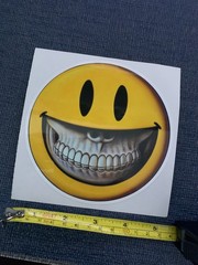 RON ENGLISH GRIN Sticker 5 inch