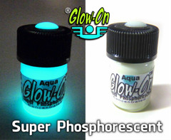 Glow-On AQUA Glow Paint For Gun Sights, Fishing Lures 2.3 ml vial, Bright!
