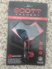 SCOTT Quick-Shot Single Caliper Release Aid Index Finger Black Compound Bow