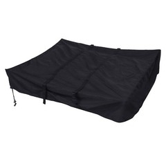 Conveniently Foldable Roof Tent Cover in Black Suitable for All Seasons