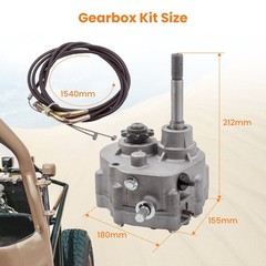 Go Kart Forward Reverse Gear Box Assembly for 2HP-14HP Engine Transmission