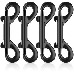 3.5 inch Double Ended snap Hooks,110lbs Metal Clips Load Capacity Zinc Alloy