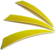 Visibility and Control: 4» Real Turkey Feathers for Accurate Archery – 25 Pack