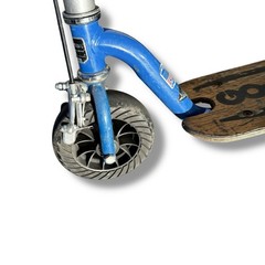 MINI GoPed Grow-Ped Kick Push Scooter Classic Blue Go Ped USA RARE