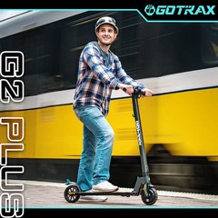 GOTRAX G2 Plus Foldable Electric Scooter – Black /RT6-23526-G2PLUS-UG BRAND NEW