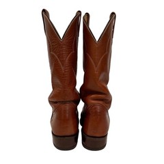 Tony Lama 5084 Western Cowboy Boots Men’s 8.5D Leather Brown Classic Vintage