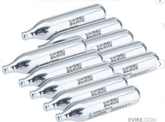 Swiss Arms 12gm CO2 Catridge (10-Pack) , Black