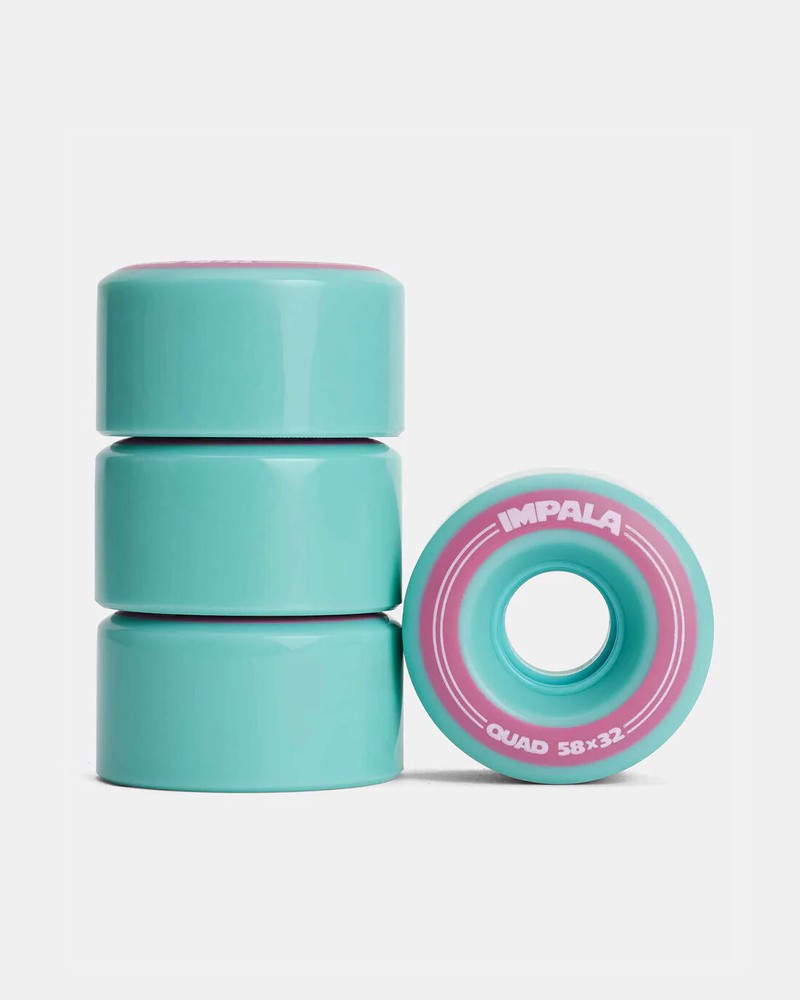 Impala Rollerskates Replacement Wheels 4-Pack 58mm – Choose Color