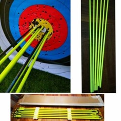 30inch Archery Carbon Arrows Spine 500 OD7.8MM Hunting for Compound Recurve Bow