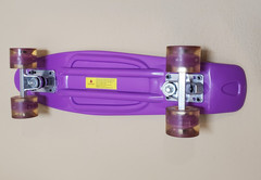 BELEEV Skateboard Mini Cruiser With Light-Up LED Wheels