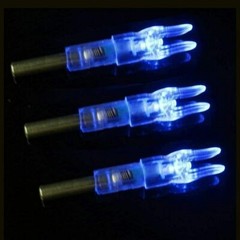 6/12Pc Lighted Nock for Archery Arrows with .244/6.2mm Inside Diameter Led Nocks