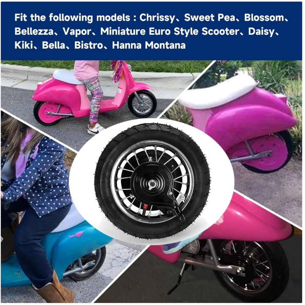 Upgraded Rear Wheel Assembly for Razor Pocket Mod Scooter^-~