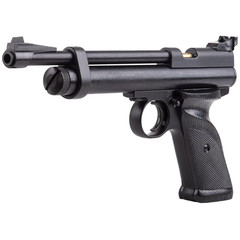 Crosman 2240 .22-Caliber Bolt Action Single-Shot CO2-Powered Air Pistol, Black