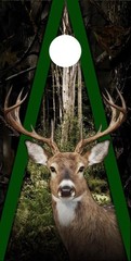 Premium Cornhole Vinyl Wraps – 3M Decal – Hunting – Whitetail Buck Woods Camo