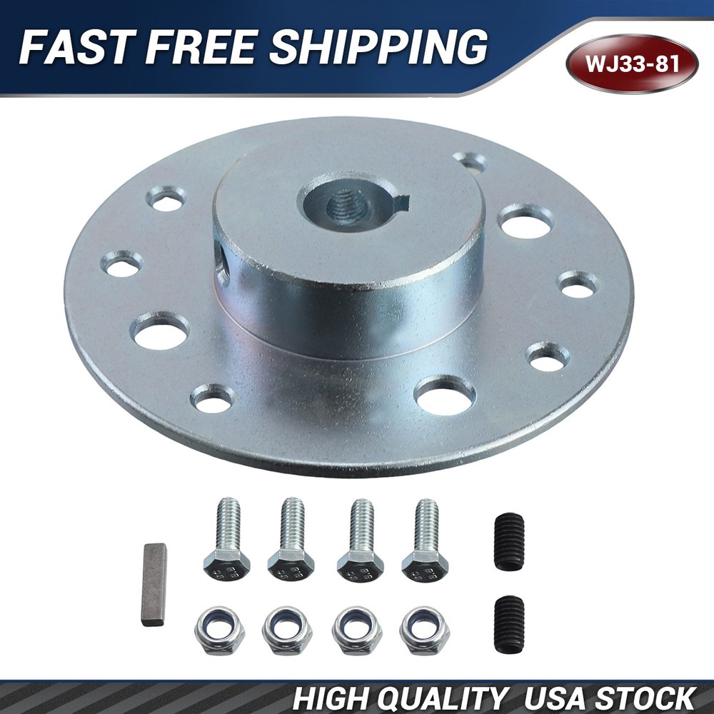 Sprocket Brake Mini Hub 1″ Bore 1/4″ Keyway With Hardware for Go-Kart Mini Bike