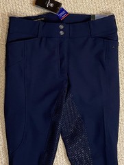 Ariat Pro Prelude NWT Riding Breeches Pants Womens Size 30R Full Seat Navy New