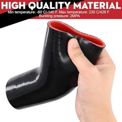 45 Degree Elbow 2 1/2inch(63mm) Coupler Silicone Hose 4-Ply 45° 2.5in