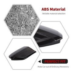 Smoked Black Tail Light Lamp Cover Guard Trim Decoration Exterior Accessories