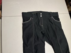 GhoDho Pants Women’s 30 Black Equestrian Knee Grip Riding Breeches Nylon 31×27.5
