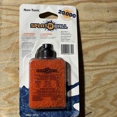 3 New Sealed SplatRball 20,000 Rounds 7.5mm Orange Balls Certified Splat-R-Ball