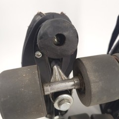 Vintage Labeda LT429 Roller Skates Size 8 Black w/ Wicked To The Max 62mm Wheel