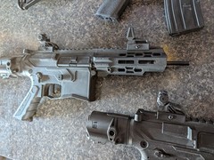 Valken ASL Series Polymer M4 Airsoft AEG TRG Black Gun Lot Working, Needs Parts