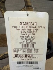 PSE Brute ATK Bow Pro Package LH Camo 29″/70# (2221AFLCY2970)