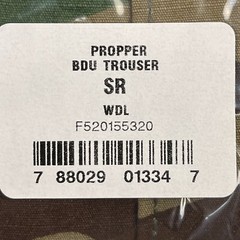 NEW BDU Propper Pants – Woodland – Small Regular