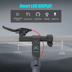 Electric Scooter Adult 500W Range 10″ Tire E-Scooter 31 Miles 25km/h Speed & APP