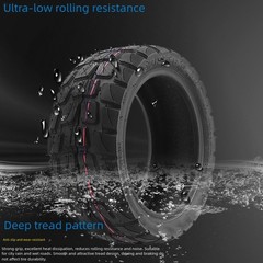 For Electric Scooter Tire 10 inch 90 55 6 5 Tubeless Off Road Replacement Part