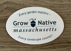 Grow Native Massachusetts Every Landscape Counts Sticker Decal Garden