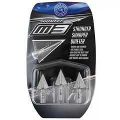 G5 OUTDOORS Montec M3 125Gr Broadheads, 3-Pack (M110)