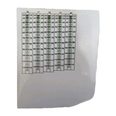 Spot Hogg Archery – Green Extended Range Replacement Sight Tape/Yardage Tapes