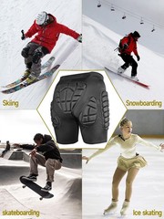 AVIVOR 3D Protective Shorts Hip Pads for Snowboard Ski Unisex Sports Safety Gear
