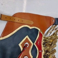Rodeo Leather Bull Riding Chaps | Western Cowboy Rodeo Gear – Custom Design