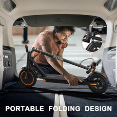 Electric Scooter 350W/500W Motor 8.5–10in Tires 19–22MPH Dual Brake