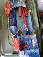 Huffy Marvel Spider-Man 2016 Inline Folding Scooter In Box Push Aluminum