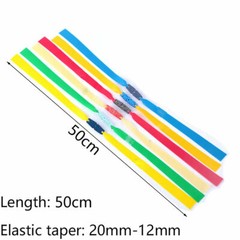 3 Flat Rubber Bands Slingshot Hunting Catapult Replacement Elastic Tapered Band