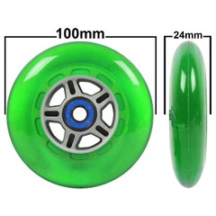 UPGRADE WHEELS for RAZOR SCOOTER Green ABEC 7 BEARINGS
