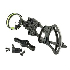 Archery Compound Bow Sight 1 Pin Professional Bow Sight Light Micro Adjustable ]