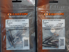 Easton – 4mm Match Grade Half out #4 – 100Gr Titanium/SS – 2/6pks (901420)