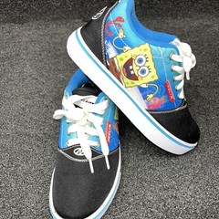 Heelys Sneaker Skate Hustle Kids Unisex Spongebob Skate High-top SZ 3
