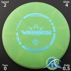 Dynamic Disc Prime Burst Warden – Putter – Scale Weight –