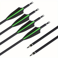 51″ 30/40Lbs Traditional Bow with 12Pcs 30″ Carbon Arrows for Training Practice