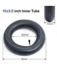 2 Pcs Inner Tube 10×3.0 Bent Valve Heavy Duty Replacement For 255×80,80/65-6