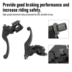 RASTKY Pair Of Clutch Levers Aluminum Alloy CNC Processed Compatible With 7 UNHM