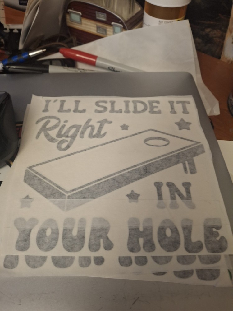 cornhole vinyl decals