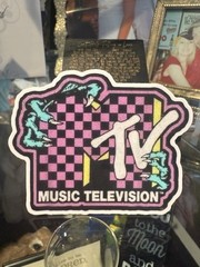 80’s 90’s MTV Logo Humor Sticker Skateboard Bottle Phone Guitar Vinyl 3″ Promo