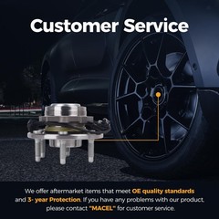 PAROD 515174 Front Wheel Bearing Hub Assembly Fit for 2007-2014 Cadillac Esca…